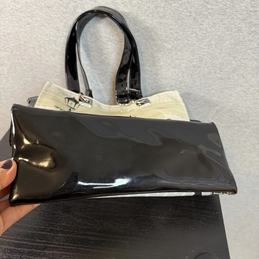 Harrods London PVC Tote Bag Knightsbridge Storefront Silhouette Shopping Purse